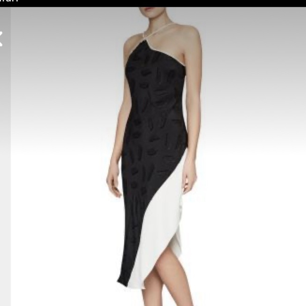 REISS LOREN COLOR-BLOCK DRESS- size 0